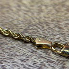 14k Gold Filled Rope Chain - Me, Myself & MoissaNite Jewelry