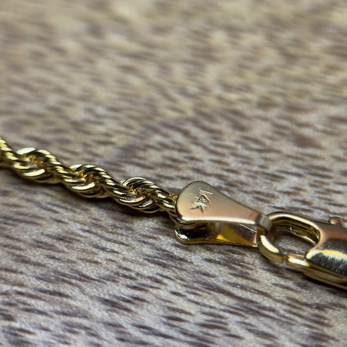 14k Gold Filled Rope Chain - Me, Myself & MoissaNite Jewelry