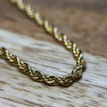 14k Gold Filled Rope Chain - Me, Myself & MoissaNite Jewelry