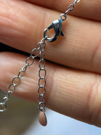 Moissanite Clover Necklace with Halo - 925 Sterling Silver VVS1 - Necklaces - Me, Myself & MoissaNite Jewelry