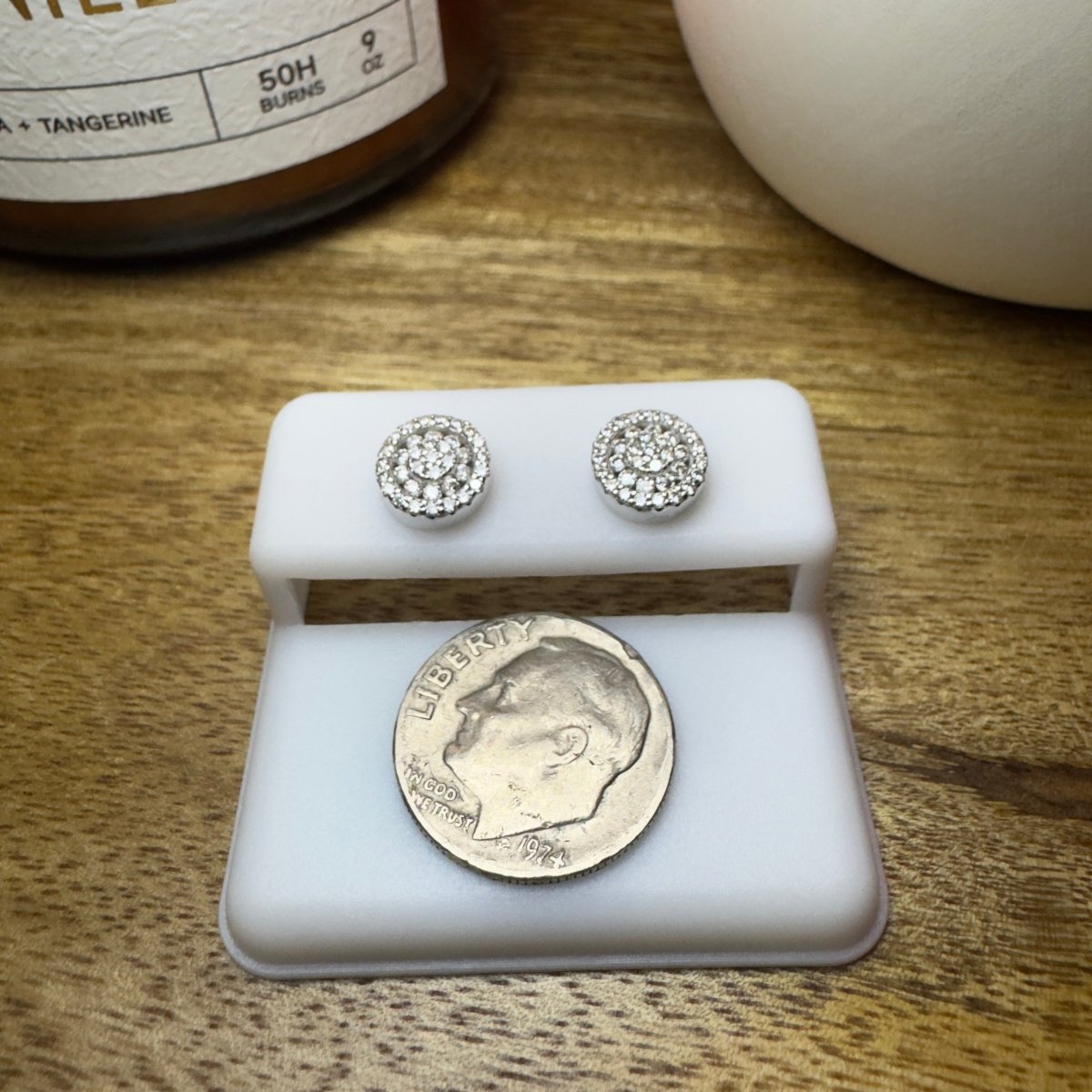 Moissanite Halo Flower Cluster Earrings 4.27 Carats - Me, Myself & MoissaNite Jewelry