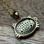 Moissanite Hello Kitty Necklace - Me, Myself & MoissaNite Jewelry