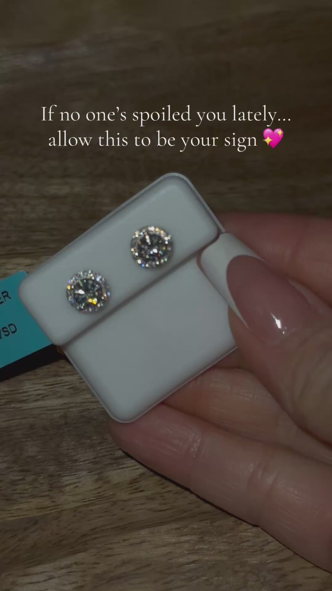 Moissanite Halo Earrings 1.42ct - Sterling Silver VVS1